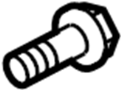 View Screw. Bolt. Shield. Panel. (Rear, Lower) Full-Sized Product Image