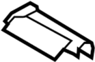 View Door Lock Rod Cover (Rear) Full-Sized Product Image 1 of 1