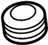 Image of Grommet. Bracket. (Upper, Lower). A rubber ring with a. image for your 2025 Audi Q4 Sportback e-tron   