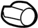 View Quarter Panel Trim Panel Clip (Rear, Upper, Lower) Full-Sized Product Image