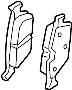 View Disc Brake Pad Set (Rear) Full-Sized Product Image