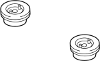 Differential. Mount. Bushing. (Front, Rear, Upper, Lower). A component that.