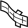 8S8809345 Trunk Trim Panel Bracket (Upper)
