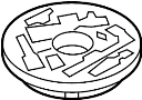 8S0012109Q Spare Tire Bracket