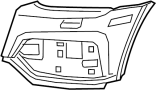 Image of Bumper Cover image for your 2018 Audi A5 2.0L A/T Quattro  Base Coupe 