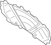 Image of Hood Insulation Pad image for your 2017 Audi Q3 2.0L A/T FWD Prestige Sport Utility 
