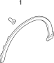 View Molding. Clip. Wheel. Retainer. (Lower) Full-Sized Product Image
