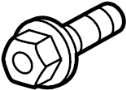 View Bolt. Tensioner. Alternator. Bracket. Belt.  Full-Sized Product Image