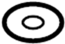 View Engine Oil Pan Baffle Gasket. Engine Oil Sump Windage Tray Gasket. Insert gasket.  Full-Sized Product Image