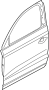 Image of Door Shell image for your 2021 Audi S6  Premium Plus Sedan 