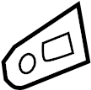View Gasket. Door. Outside.  Full-Sized Product Image