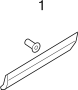 View Molding. Clip. Wheel. Retainer. (Lower) Full-Sized Product Image