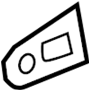 View Gasket. Door. Outside.  Full-Sized Product Image