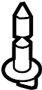 4L0807739 Bumper Cover Spacer Panel Bolt (Lower)