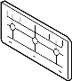 83A8072879B9 License Plate Bracket