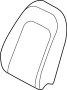 83A881805FPRA Seat Back Cushion Cover (Lower)
