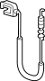 View Door Latch Cable Full-Sized Product Image