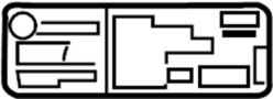 View Label. AC. Air Conditioning (A/C) System Information. Engine Decal. Sticker.  Full-Sized Product Image