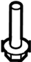 View Bolt. Mount. Bar. (Rear, Lower) Full-Sized Product Image