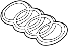 View Engine Cover Emblem Full-Sized Product Image