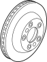 Image of Disc Brake Rotor image for your 2012 Audi Q7  Premium Plus Sport Utility 