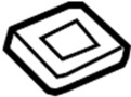 View Instrument Panel Air Duct Seal Full-Sized Product Image