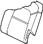 4L0883806RUQU Seat Back Cushion Cover