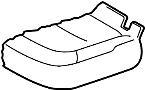 4L0883375 Seat Cushion Pad