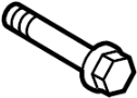 Image of Bolt. Shock. Stabilizer. Link. Suspension. (Rear, Lower). A Bolt used to secure a. image for your Porsche Cayenne