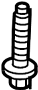 View Bolt. Suspension. Mount. Crossmember. Support. (Front, Rear, Lower) Full-Sized Product Image