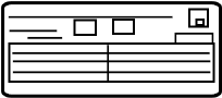 View Label. AC. Air Conditioning (A/C) System Information. Engine Decal. Sticker.  Full-Sized Product Image
