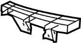 View Bumper Cover Support Rail (Lower) Full-Sized Product Image