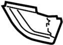View Bumper Cover Spacer Panel (Lower) Full-Sized Product Image