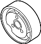 View Engine Water Pump Pulley Full-Sized Product Image