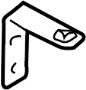 View A/C Refrigerant Line Bracket (Rear) Full-Sized Product Image