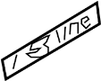 View Fender Emblem Full-Sized Product Image 1 of 4