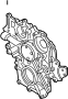 059103151CE Engine Timing Cover (Front, Lower)
