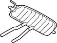 View Exhaust Muffler (Rear) Full-Sized Product Image 1 of 2