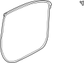 View Door Seal (Front, Lower) Full-Sized Product Image 1 of 2