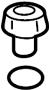View Headlight Adjusting Screw Full-Sized Product Image