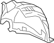 Image of Fender Splash Shield (Rear) image for your 2025 Audi SQ7   