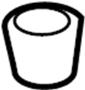 View Insulator. Air. Grommet. (Lower) Full-Sized Product Image