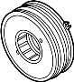 0P2105251B Engine Crankshaft Pulley