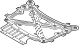 View Powertrain Skid Plate (Lower) Full-Sized Product Image