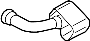 View Pipe. Extension. Tail. Exhaust.  Full-Sized Product Image