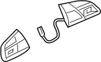 Image of Button Set. Multi switch. Included with: Steering. image for your Audi
