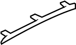 View Instrument Panel Molding (Lower) Full-Sized Product Image 1 of 1