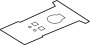 View FLEECE. Seat cushion pad insert.  Full-Sized Product Image