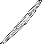 View Back Glass Wiper Blade (Rear) Full-Sized Product Image