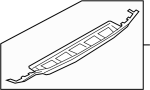 Image of Valance Panel (Lower). Valance Panel. Air Duct. image for your 2021 Audi Q7  Premium Sport Utility 